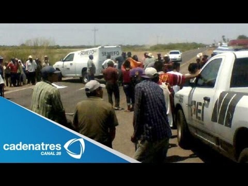 Yaqui muere atropellado en bloqueo carretero en Sonora