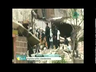 Explosión de pólvora en Culiacán / Explota taller clandestino en Culiacán