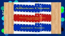 Library  The American Cinema: Directors and Directions 1929-1968