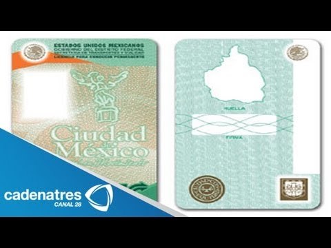 Nuevas licencias de manejo / Nuevo diseño en las licencias de manejo