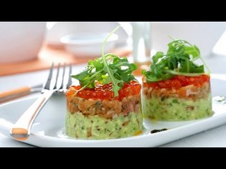 Cómo hacer Tartere de salmón / Receta de Tartere de salmón