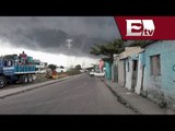 Sorprende tromba en campeche; piden extremar precauciones / Andrea Newman