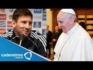 Papa Francisco recibe a la selección Argentina