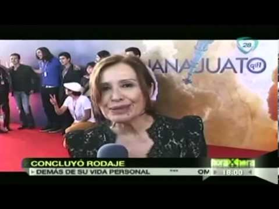María Rojo termina rodaje " las hora que pasé contigo" Hora por Hora de las 18:00 hrs