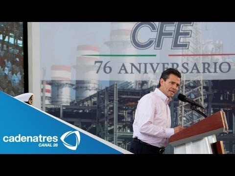 Peña Nieto ve beneficios para CFE por la reforma energética