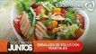 Receta de ensalada de pollo con vegetales / Recipe chicken salad with vegetables