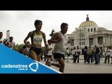 Muere corredor en maratón de la Ciudad de México / Mancera da banderazo de salida