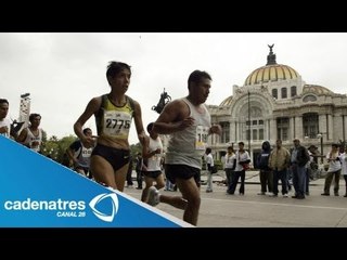 Muere corredor en maratón de la Ciudad de México / Mancera da banderazo de salida