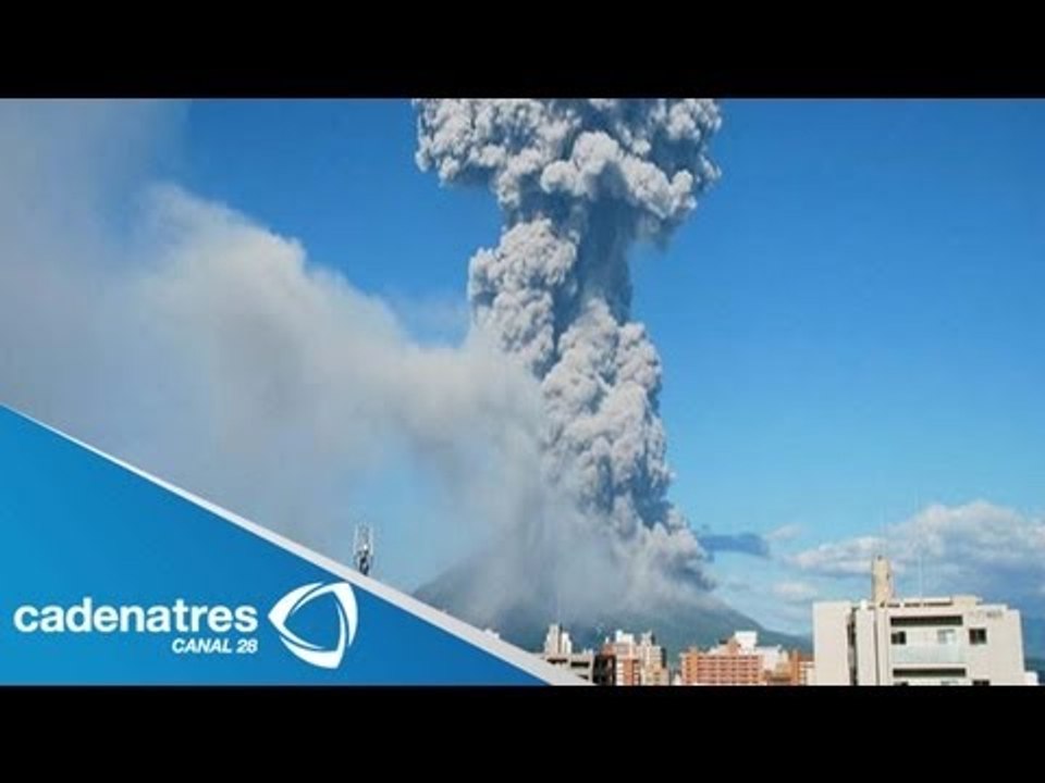 ¡Impresionante erupción del volcán Sakurayima!