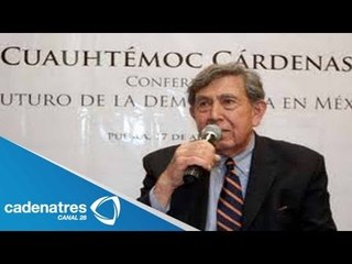 Cuahutémoc Cárdenas presenta iniciativa de reforma energética del PRD