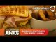 Receta de sándwich waffleados con jamón y queso / Waffle sandwich with ham and cheese