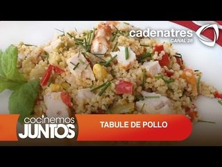 Receta de tabule de pollo / Receta de tabbouleh de pollo / Recipe chicken tabbouleh