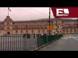 Comienzan los preparativos de las fiestas patrias en el Zócalo / Vianey Esquinca