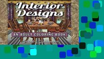 Library  Interior Designs: An Adult Coloring Book with Inspirational Home Designs, Fun Room Ideas,