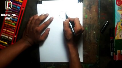 how to draw popeye the sailor man for kids ( 237 )