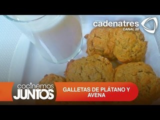 ¿Cómo preparar galletas de plátano y avena? / How to prepare banana and oatmeal cookies?