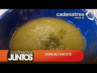 ¿Cómo preparar sopa de chayote? / How to prepare chayote soup?