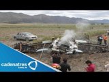 Se desploma avioneta en Coahuila / accidentes avionetas