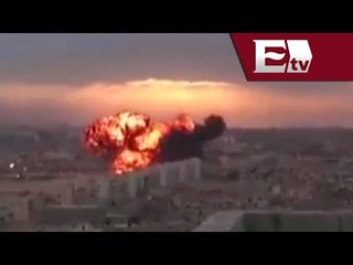 Cae avión de combate durante ceremonia en Libia  / Global