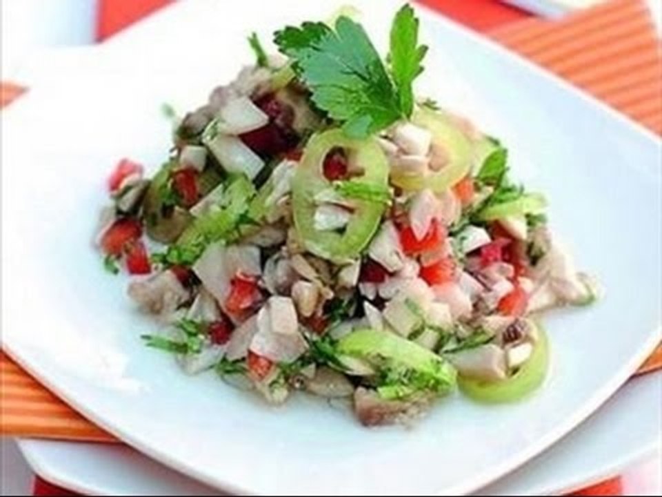 ¿Cómo hacer tostadas de ceviche de hongos?/ How to make mushroom ceviche tostadas?