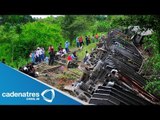 Ya son 9 muertos por el descarrilamiento de La Bestia; llegan a Honduras cuerpos de migrantes