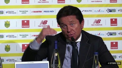 Nantes : Kita dénonce sa "caricature", "je n'ai jamais eu de problème humain avec un entraîneur"