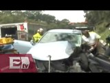 Carambola en la Autopista México-Cuernavaca; hay 20 personas lesionadas  / Todo México