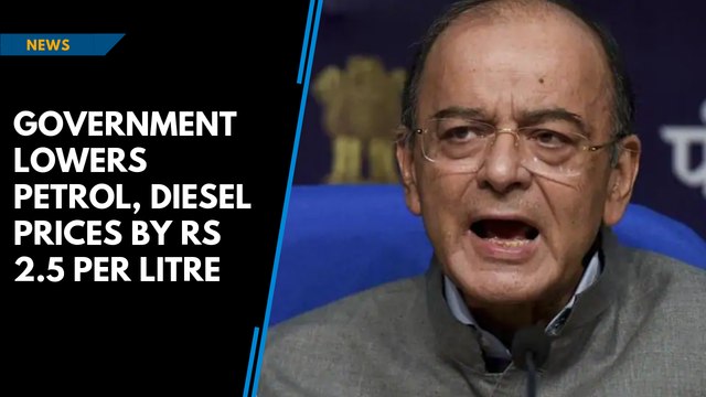 Government lowers petrol, diesel prices by Rs. 2.5 per litre