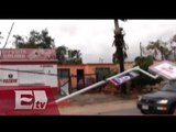 Cortes al servicio eléctrico en Baja California por paso del huracán 'Odile' / Vianey Esquinca