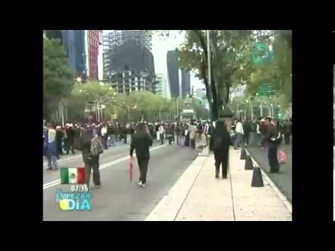 ¡ULTIMA HORA! Maestros bloquean Paseo de la Reforma, amenazan con bloquear Insurgentes