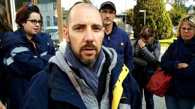 Les facteurs de Saint-Laurent-du-Pont en grève