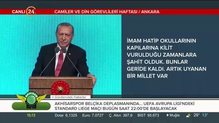 Din görevlileri Külliye'de
