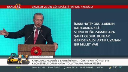 Din görevlileri Külliye'de