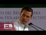 Peña Nieto quita restricciones a operaciones fronterizas con dólares  / Nacional