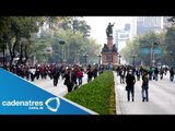Capitalinos viven el peor día por bloqueos de la CNTE en Reforma e Insurgentes