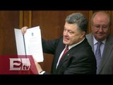 Ucrania y la Unión Europea firman histórico acuerdo de asociación/ Global