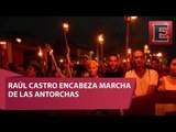 Miles de cubanos recuerdan a José Martí en Marcha de las Antorchas
