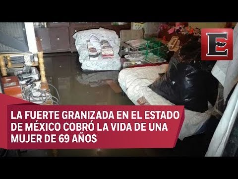 Vecinos de Ixtapaluca afectados por inundaciones provocadas por lluvias