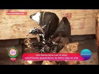 ¡Sajid se fue a hacer arte con fierro viejo! | Sale el Sol