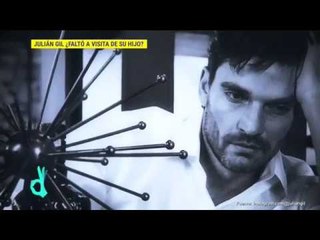 Julián Gil faltó nuevamente a la visita de su hijo | De Primera Mano