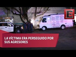 Balean a sujeto en Naucalpan que se refugió en una taquería móvil