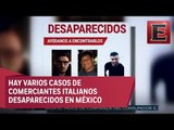Autoridades trabajan en caso de italianos desaparecidos