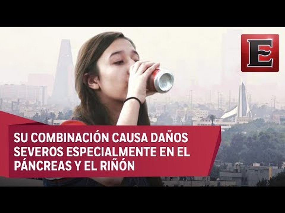 Ciencia UNAM: Aire contaminado y bebidas azucaradas; binomio peligroso