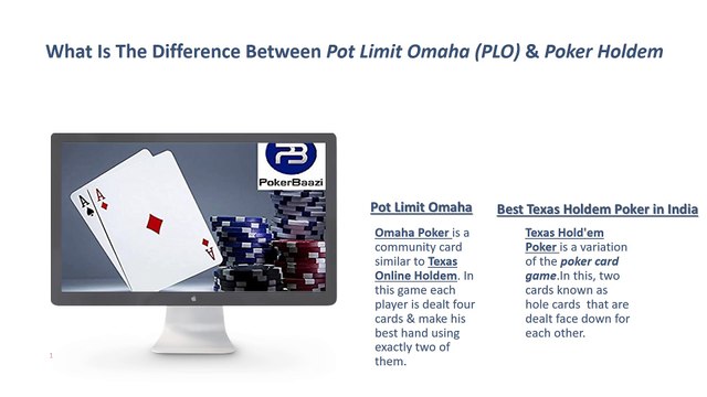 What Is The Difference Between Pot Limit Omaha (PLO) & Poker Holdem
