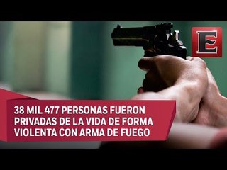 Aumenta 83% asesinatos con arma de fuego de 2015 a 2017