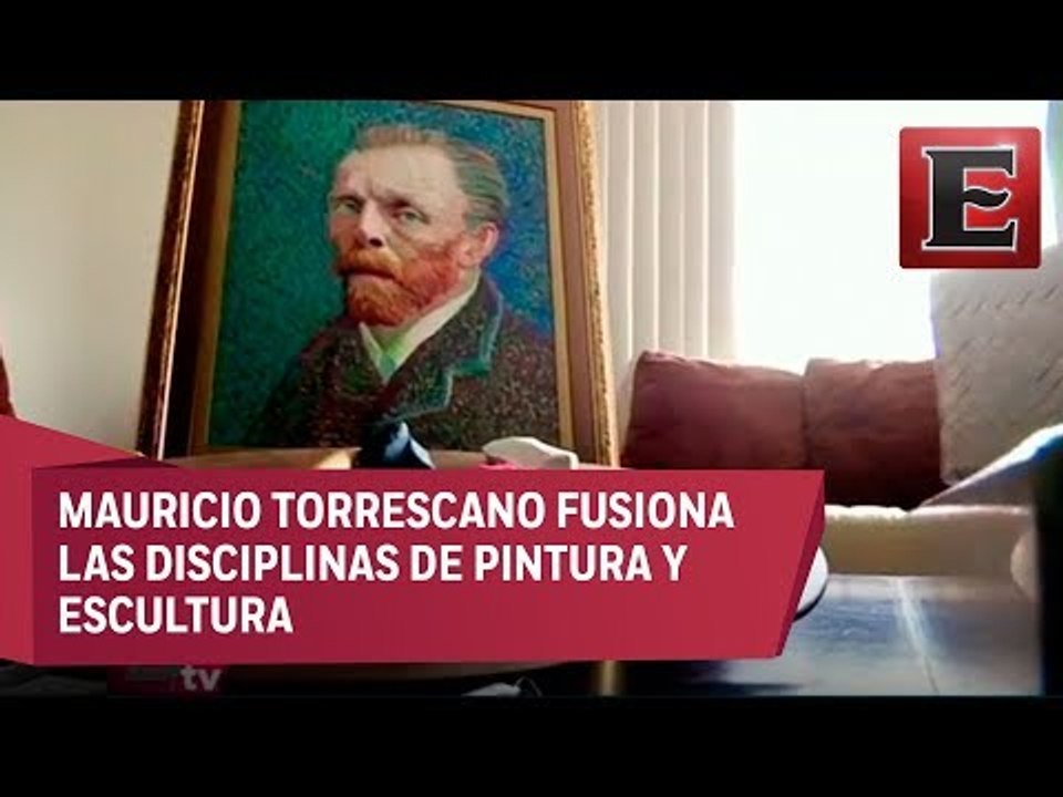 El rifado del día: Artista plástico crea cuadros con plastilina