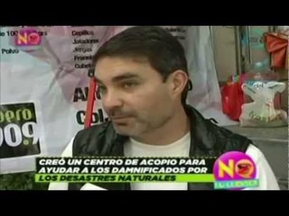 Mauricio Islas apoya a los damnificados del país