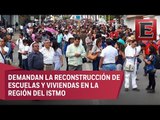 Sección 22, de la CNTE, marcha en Oaxaca contra el congreso del SNTE