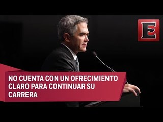 Mancera no dejará la jefatura de la CDMX...por ahora