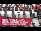 Policía Federal investiga el robo o extravío de armas